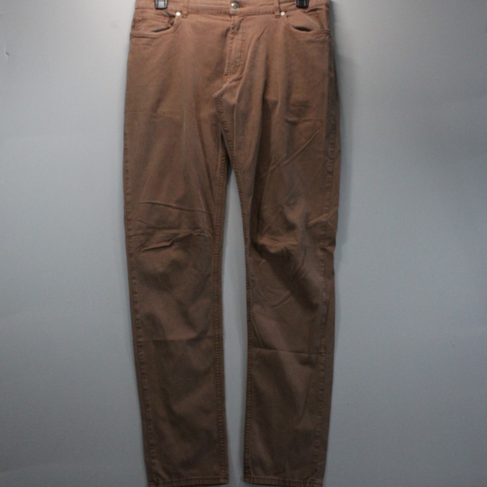 Peter Millar Collection Mens 35 Clay Brown Tencel Cotton Chino Stretch Pants